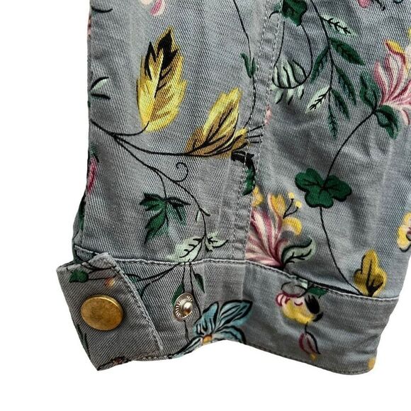 Anthropologie Victoria Floral Cargo Pants Size 4P - Picture 9 of 12